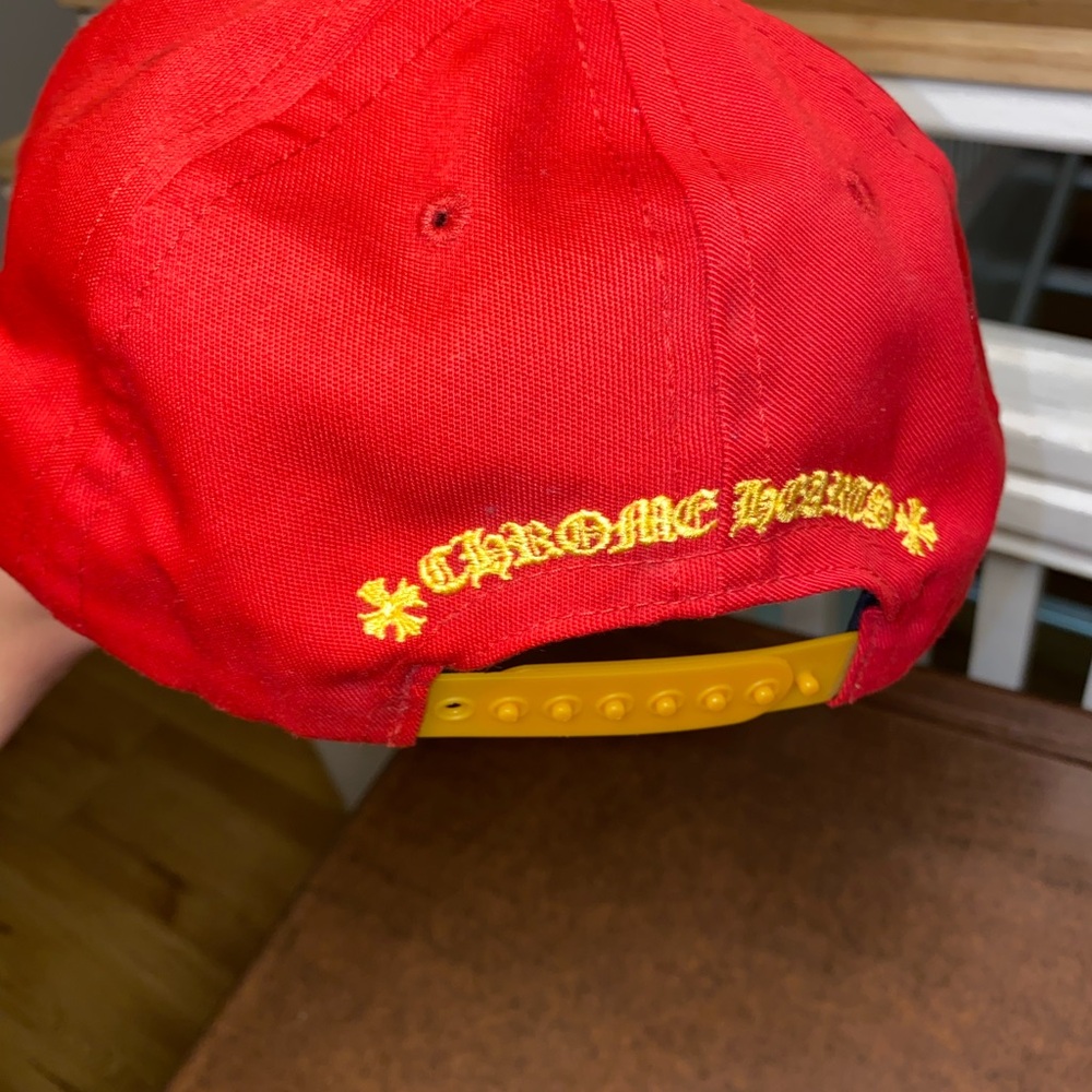 Chrome Hearts Red and Yellow Cap - Picture 4 of 6